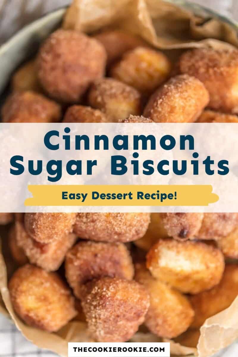 cinnamon sugar biscuit bites pinterest