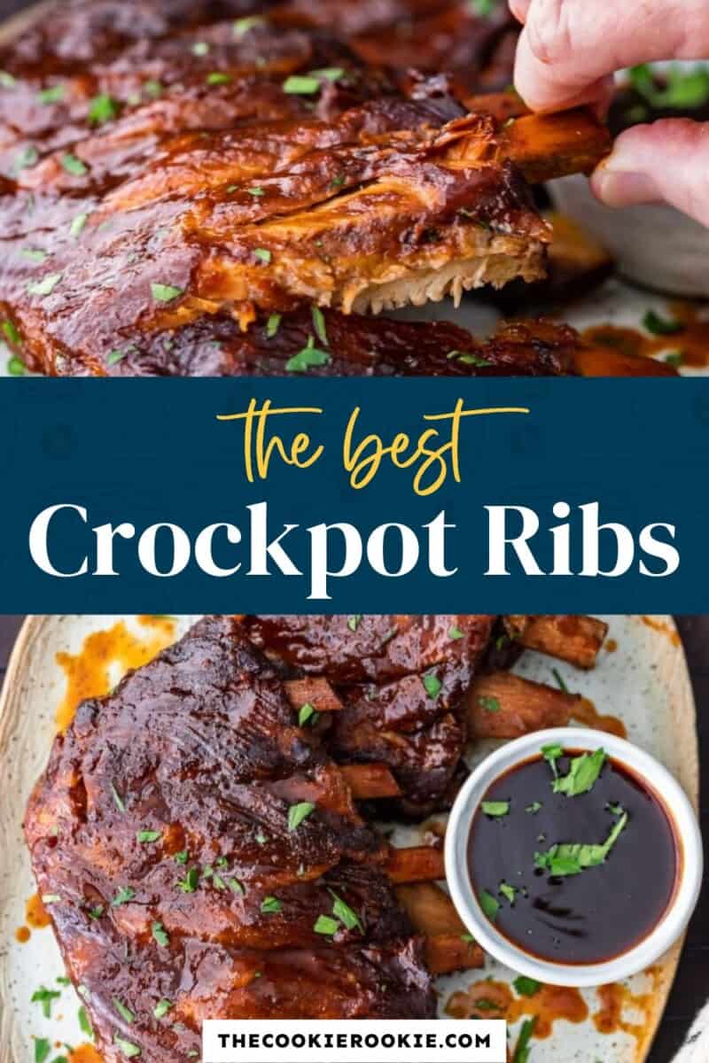 crockpot ribs pinterest