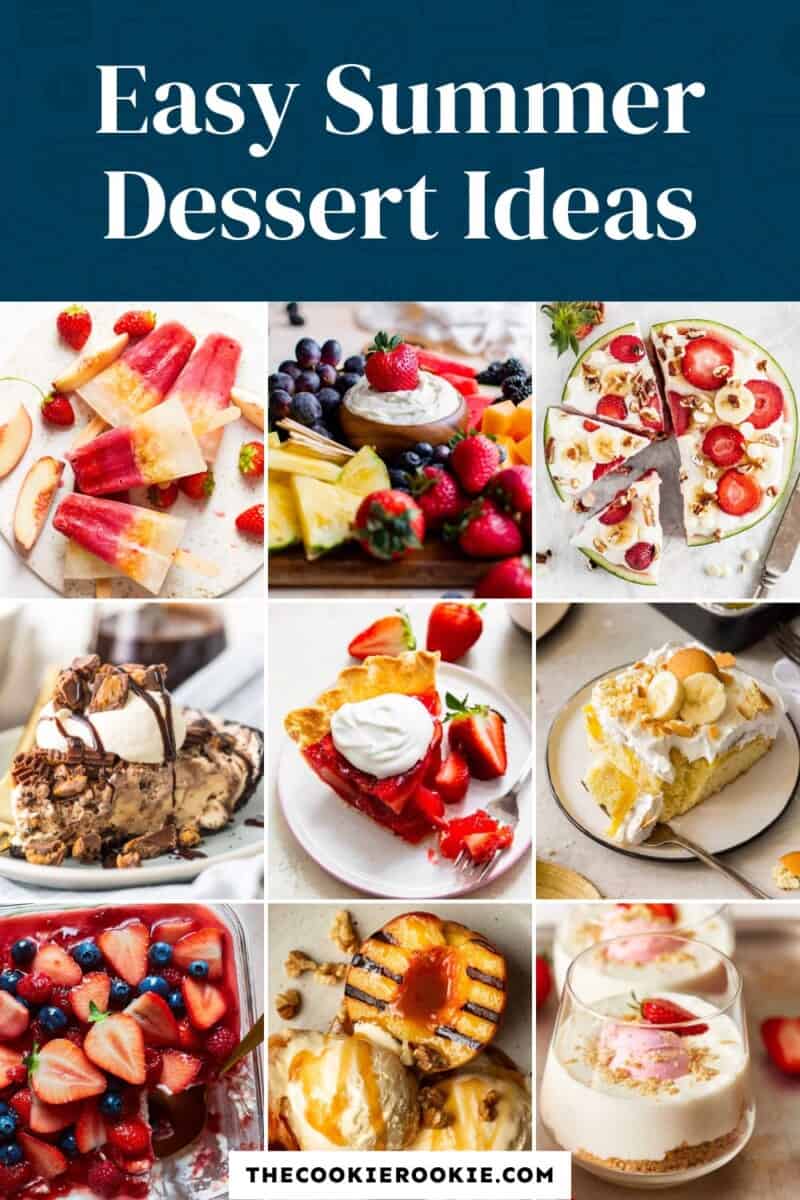 summer desserts pinterest