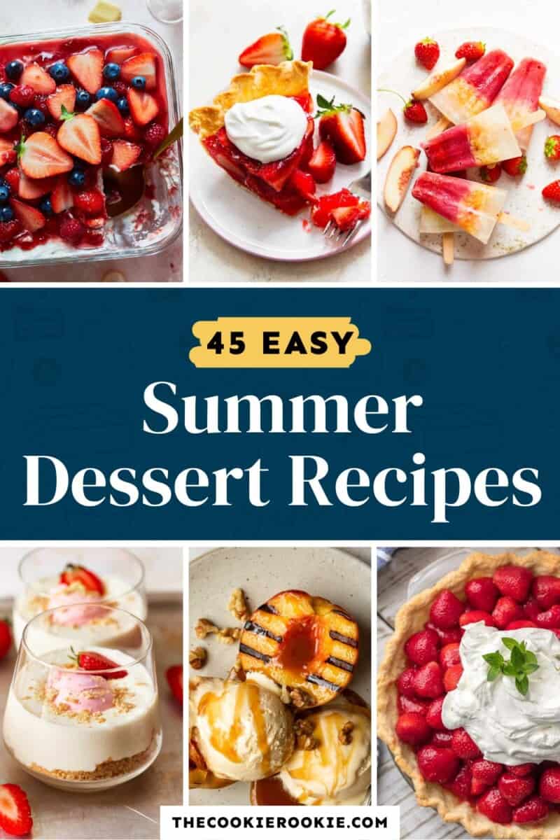 summer desserts pinterest