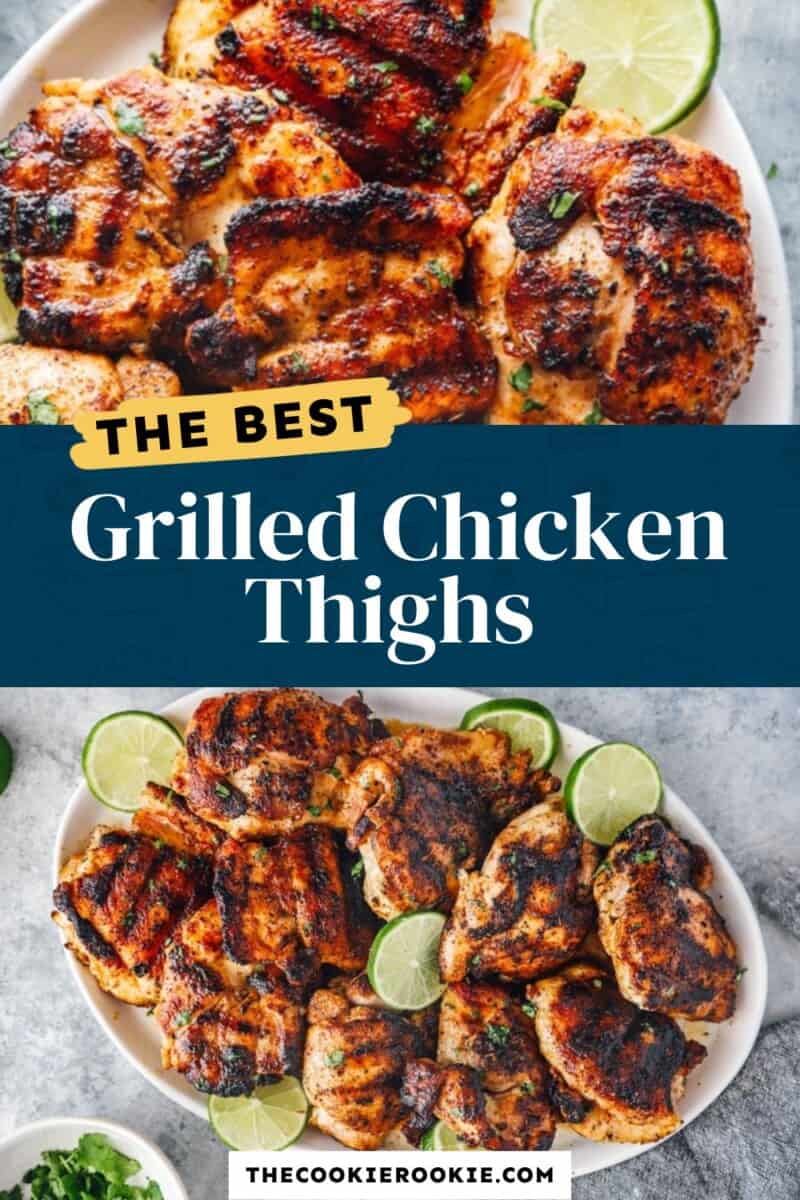 grilled chicken thighs pinterest