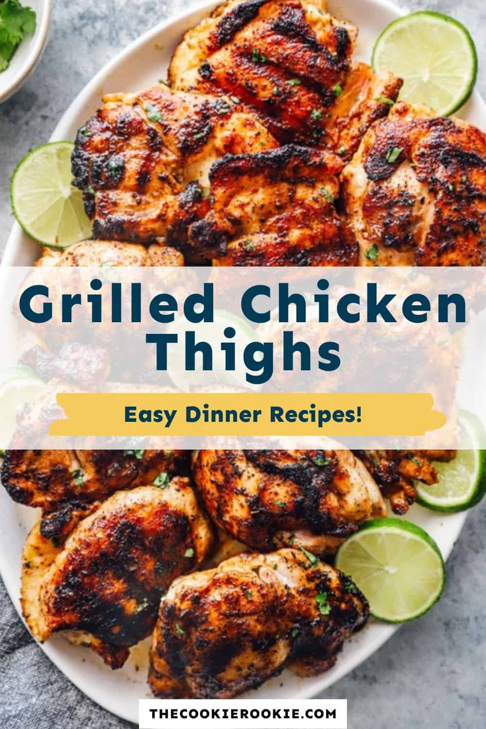 grilled chicken thighs pinterest