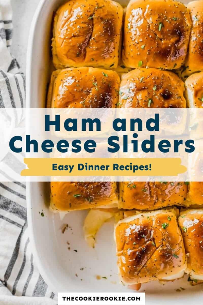 ham and cheese sliders pinterest