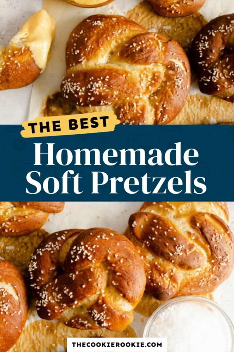 homemade soft pretzels pinterest