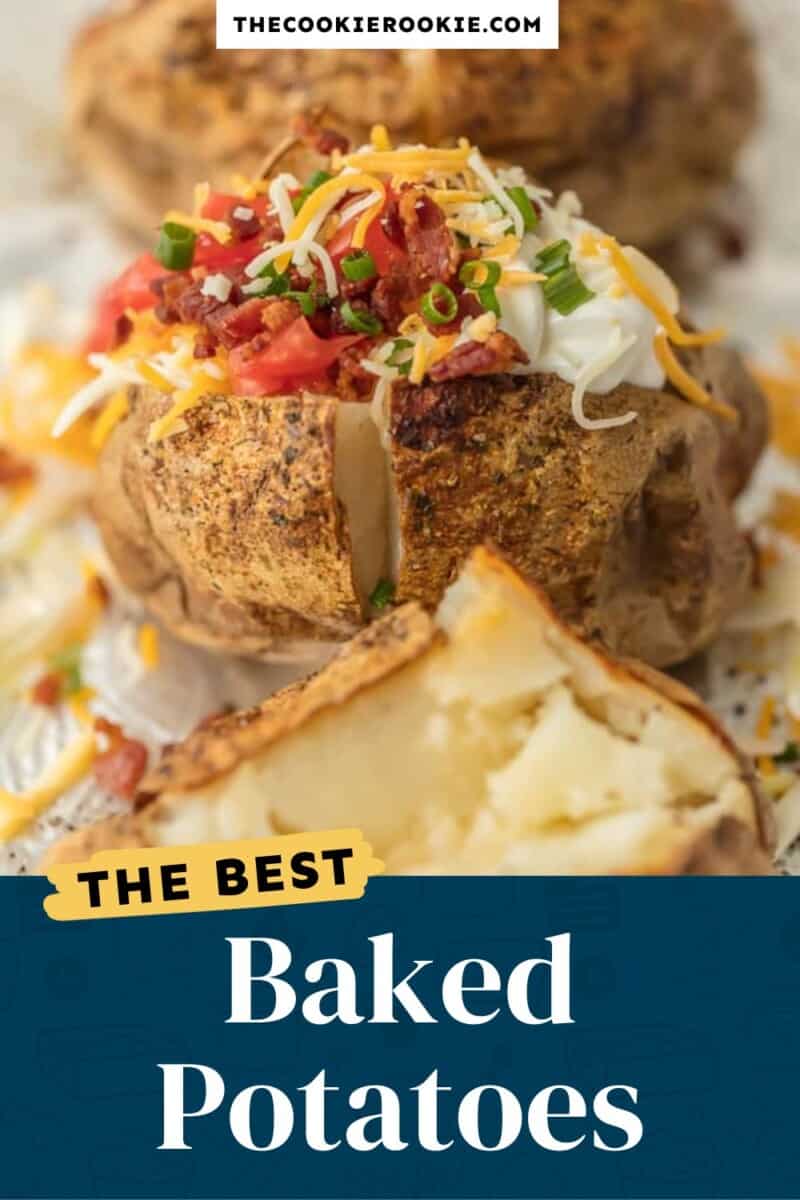 how to make baked potatoes pinterest