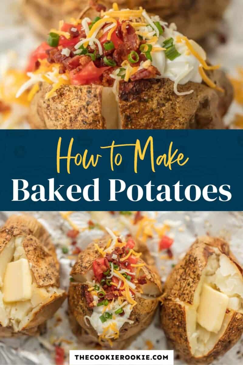 how to make baked potatoes pinterest