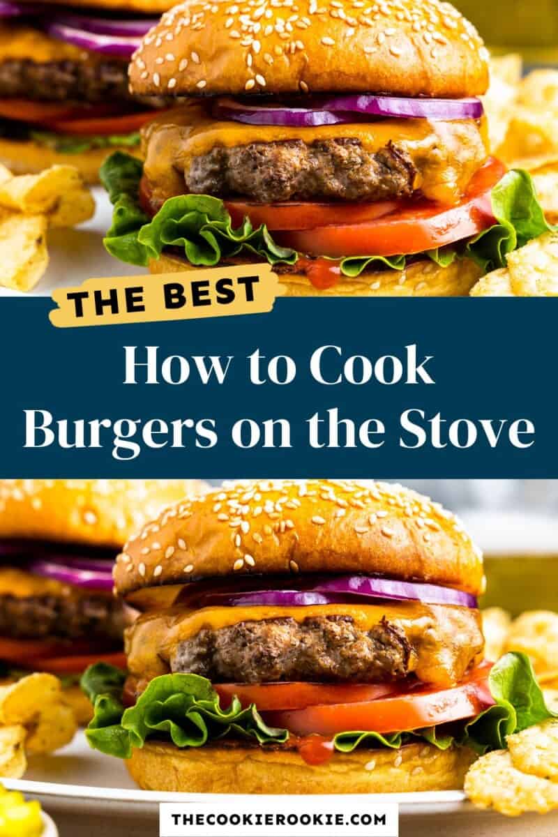 Stovetop Burgers - How To Cook Burgers on the Stove