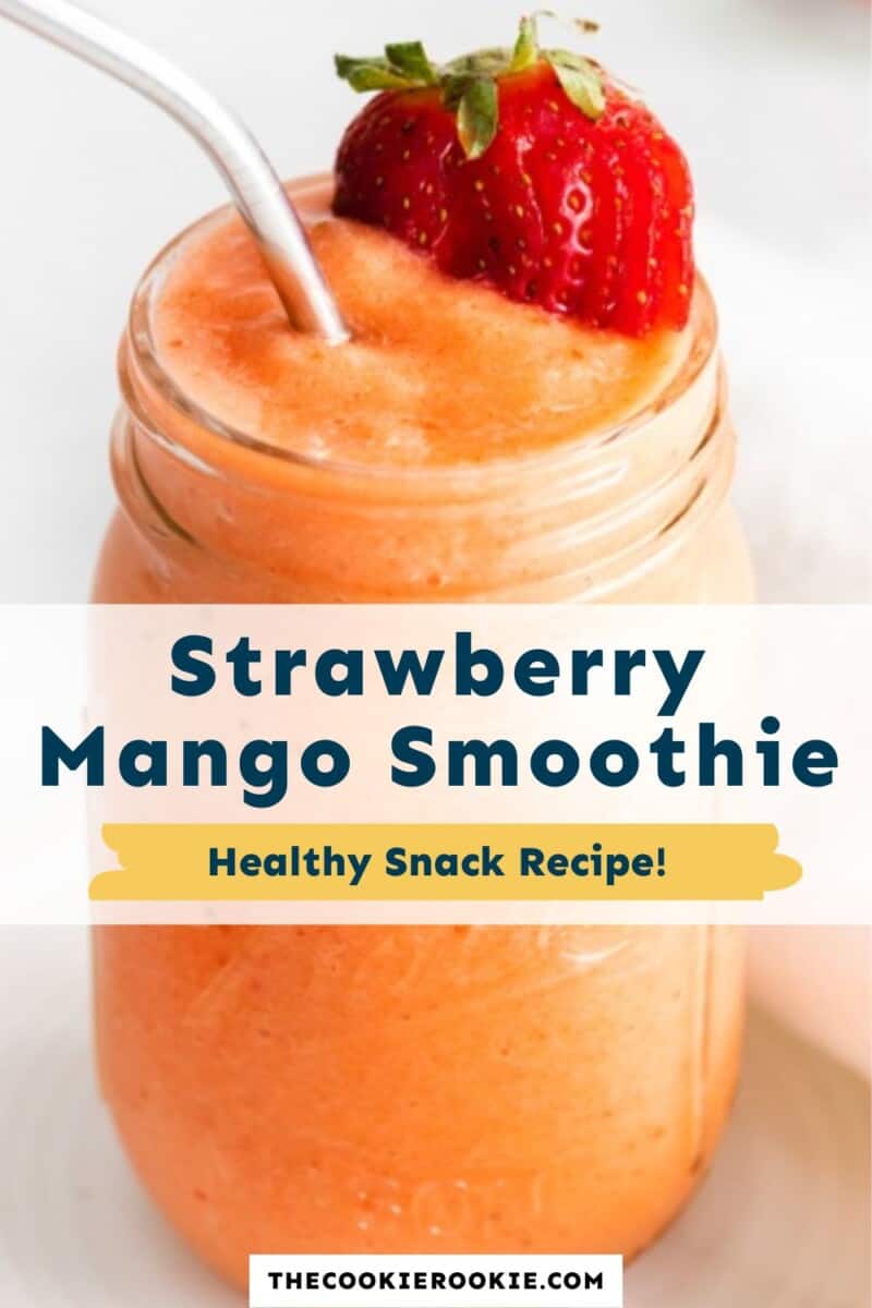strawberry mango smoothie pinterest