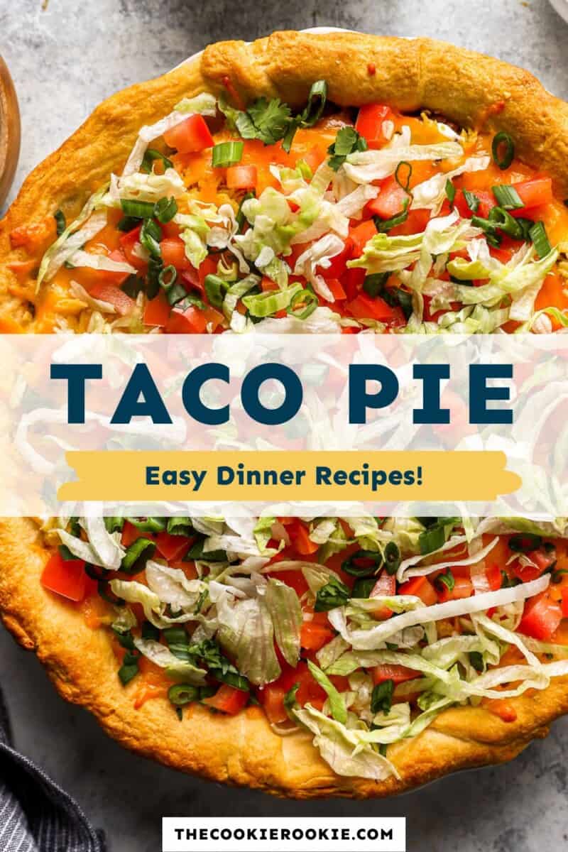 taco pie pinterest