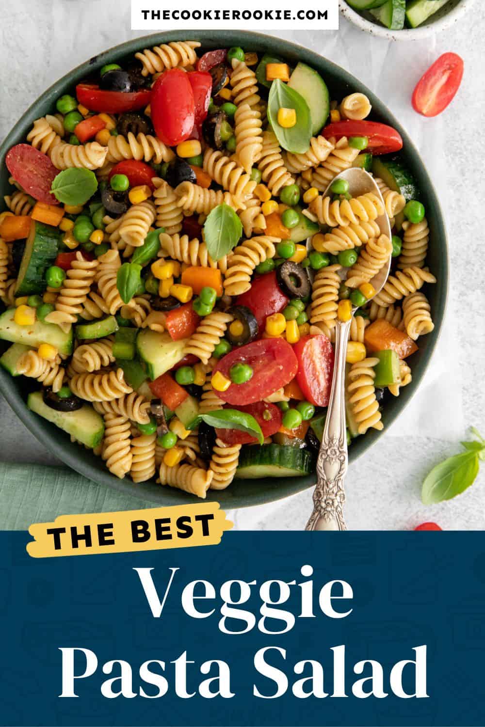 Veggie Pasta Salad Recipe The Cookie Rookie®