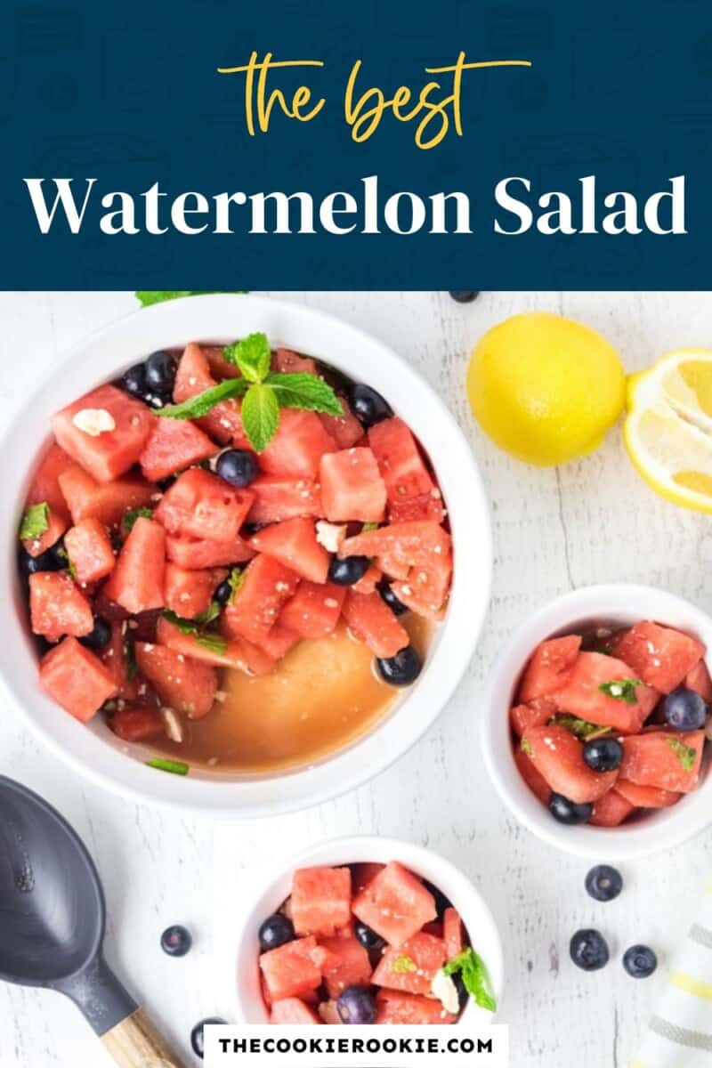 watermelon salad pinterest