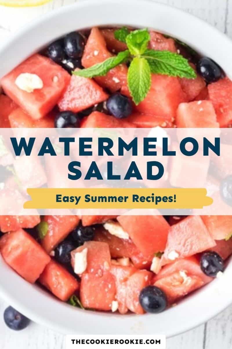 watermelon salad pinterest