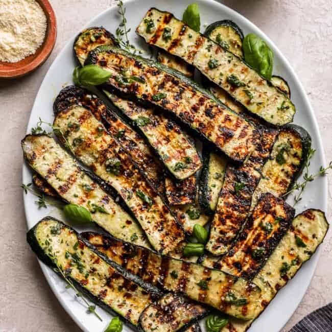 featured grilled zucchini.