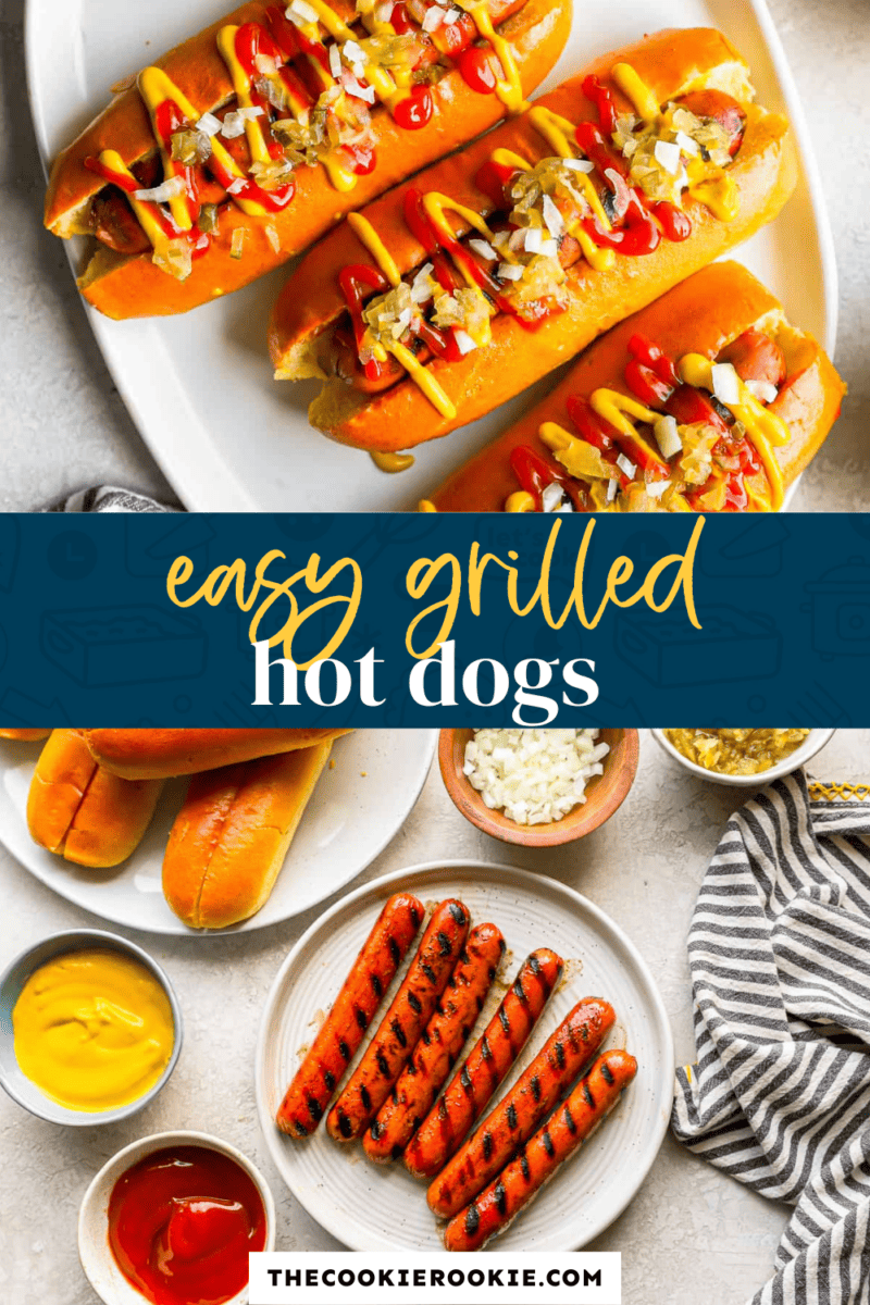 grilled hot dogs pinterest