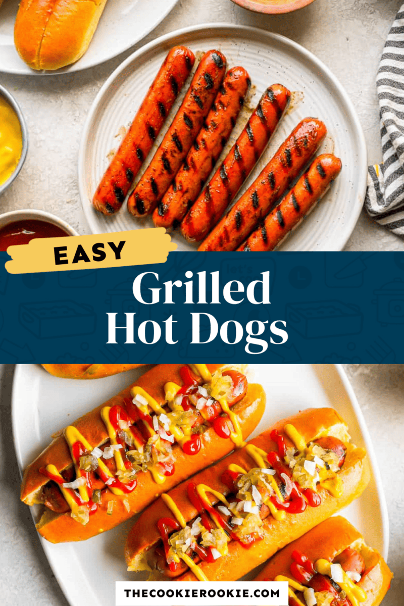 grilled hot dogs pinterest