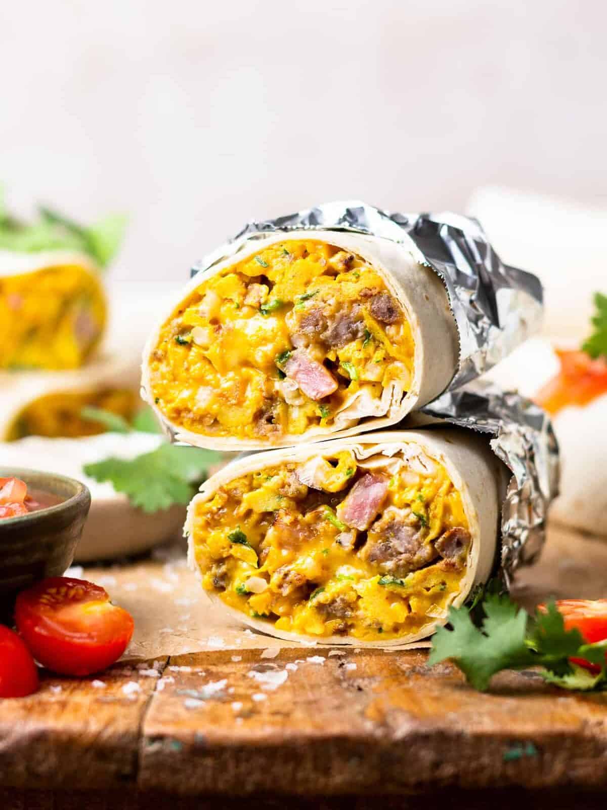 Breakfast Burritos • make ahead and freeze!