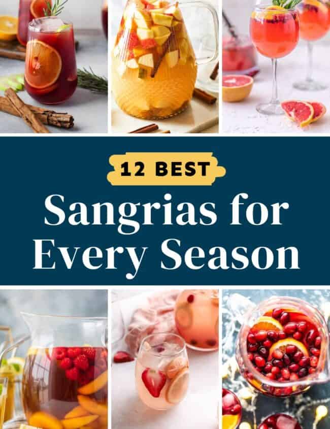 12 best sangria recipes for every season.