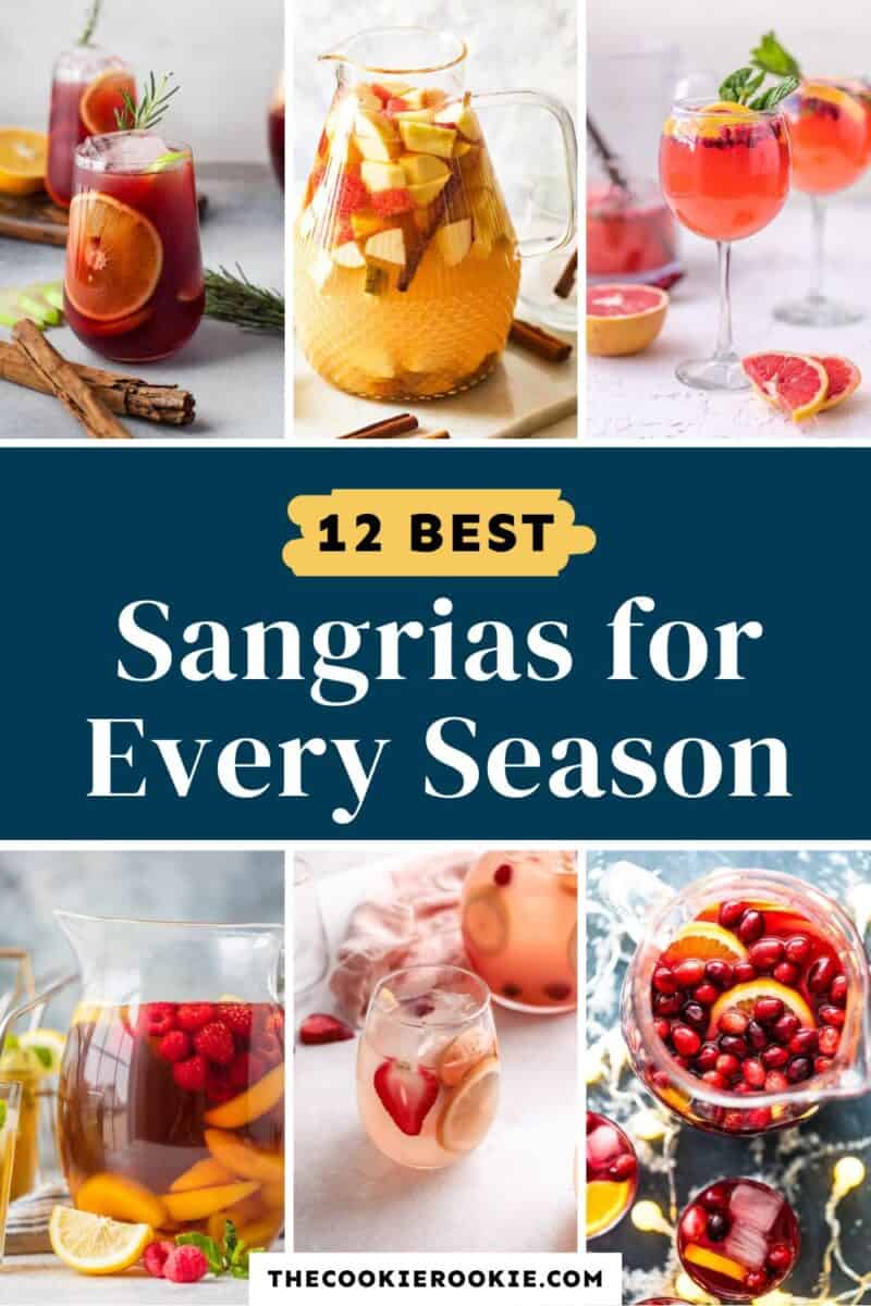 12 best sangria recipes for every season.