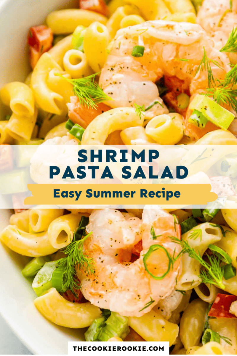 shrimp pasta salad pinterest