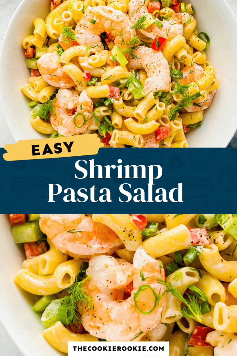shrimp pasta salad pinterest