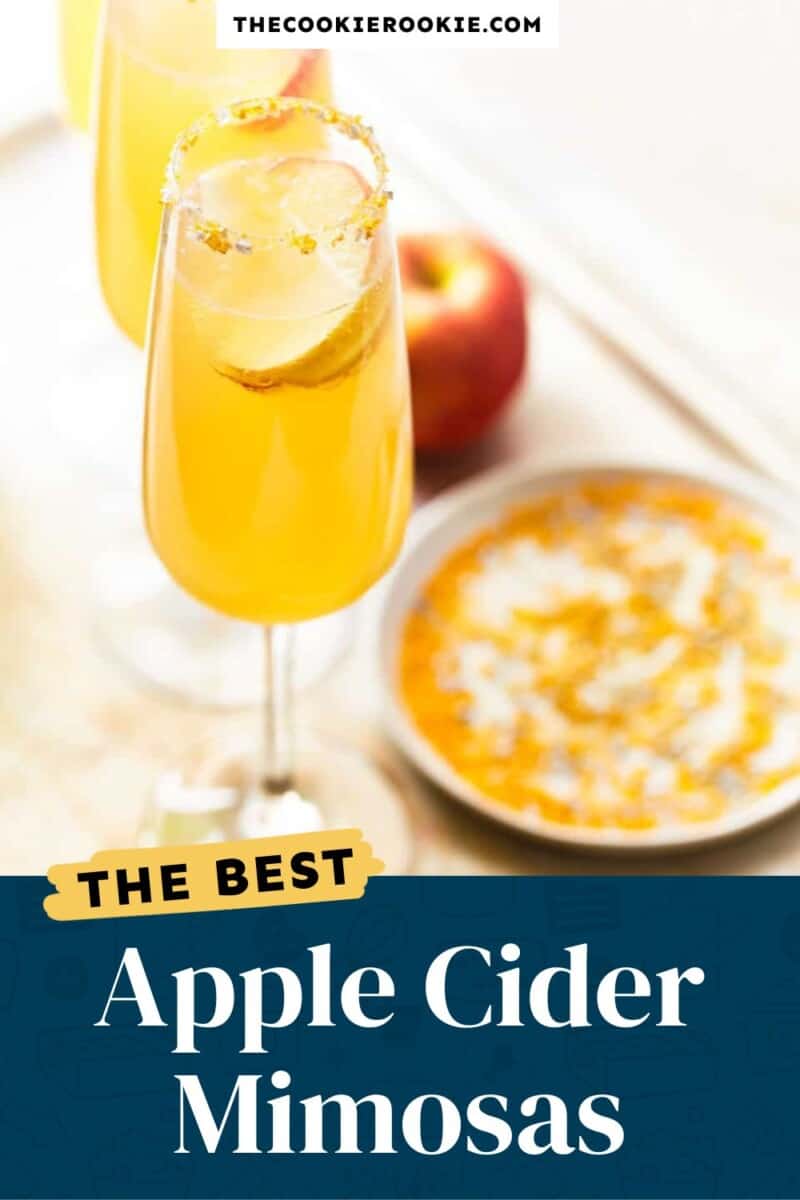 apple cider mimosas pinterest