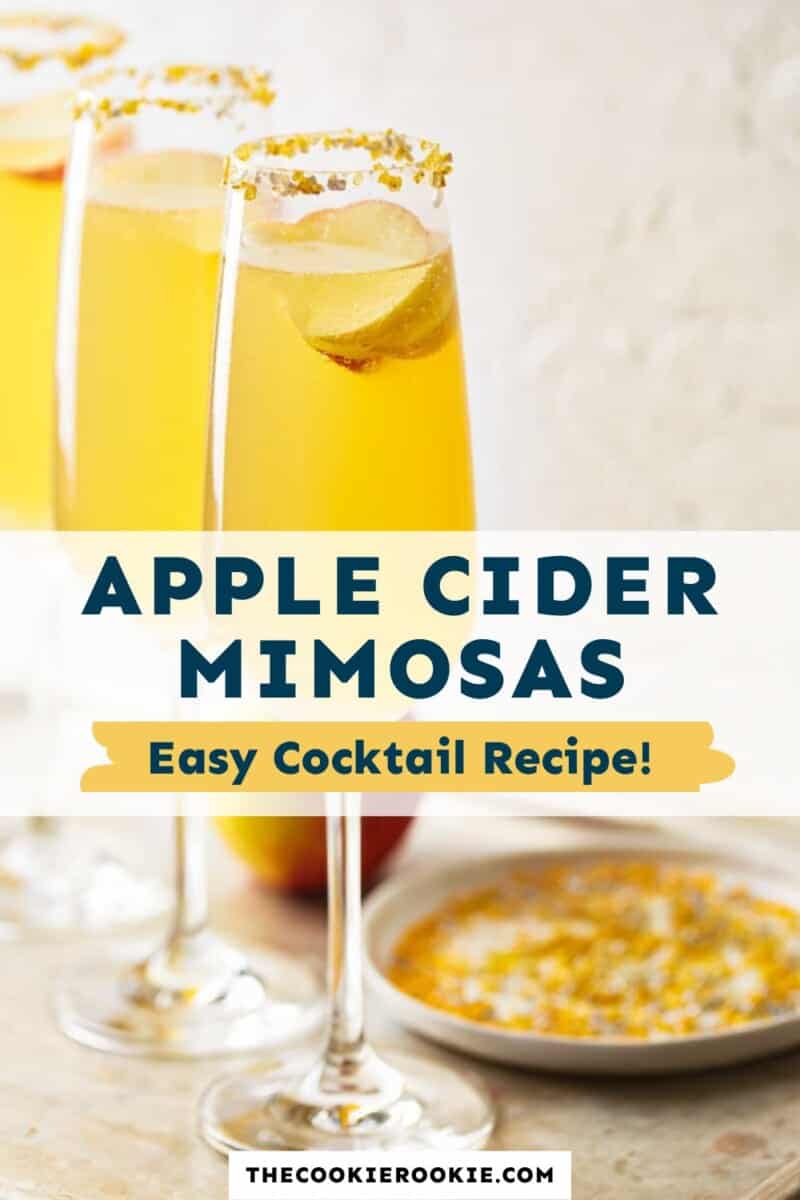apple cider mimosas pinterest