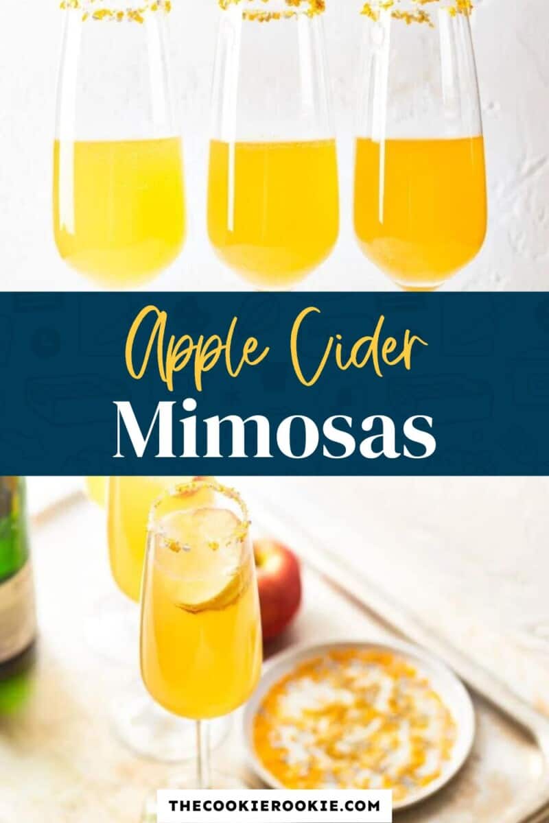 apple cider mimosas pinterest