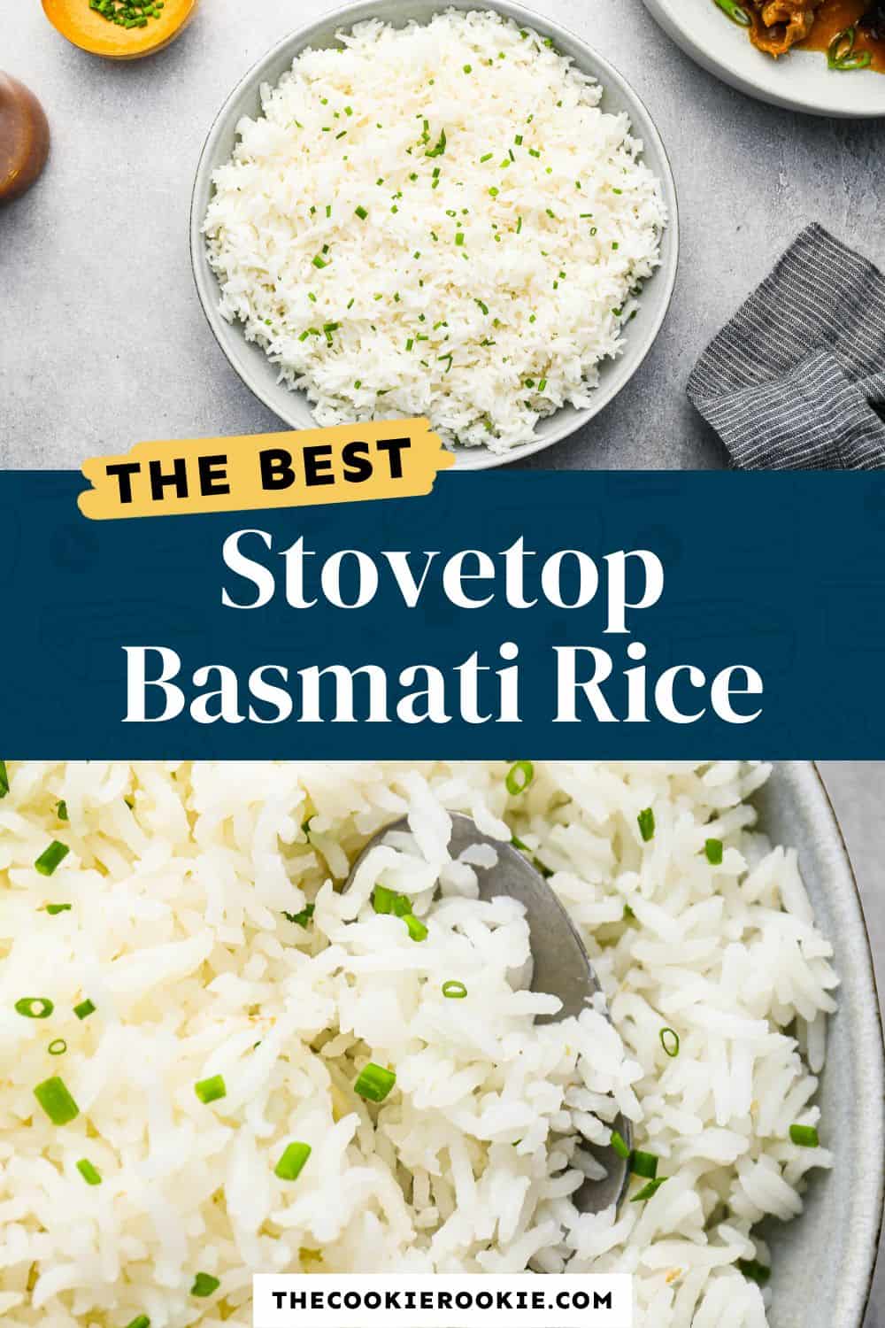 Basmati Rice (Stovetop Method) Recipe The Cookie Rookie®