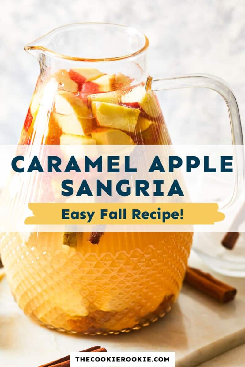caramel apple sangria pinterest