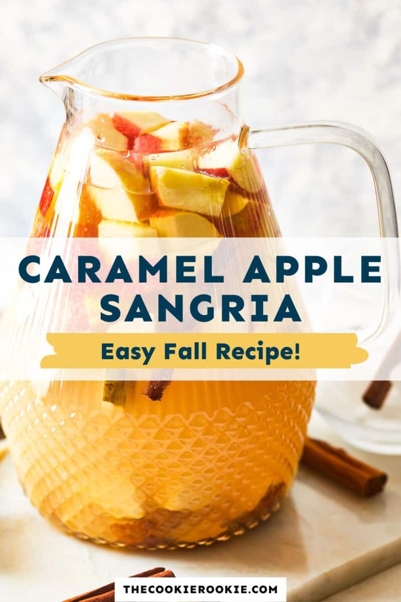 caramel apple sangria pinterest