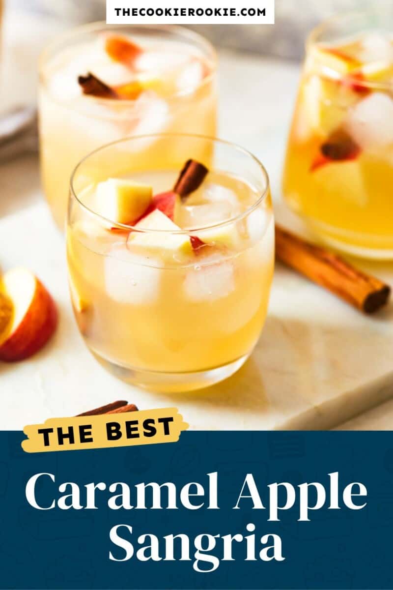 caramel apple sangria pinterest