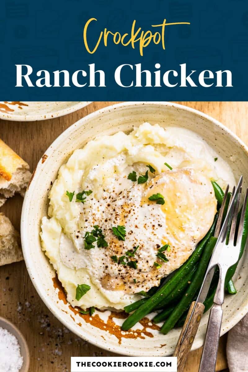 crockpot ranch chicken pinterest