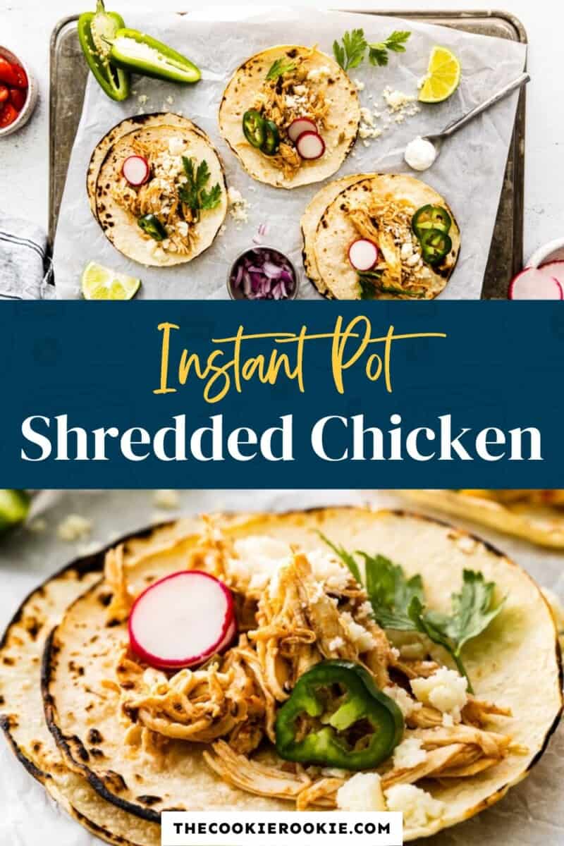 instant pot shredded chicken.