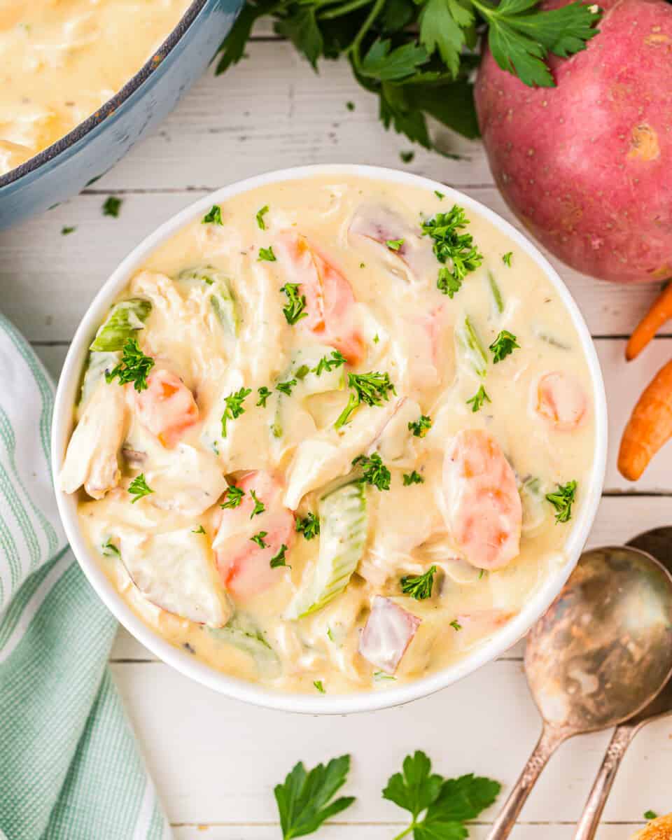 Creamy Chicken Stew Recipe - The Cookie Rookie®