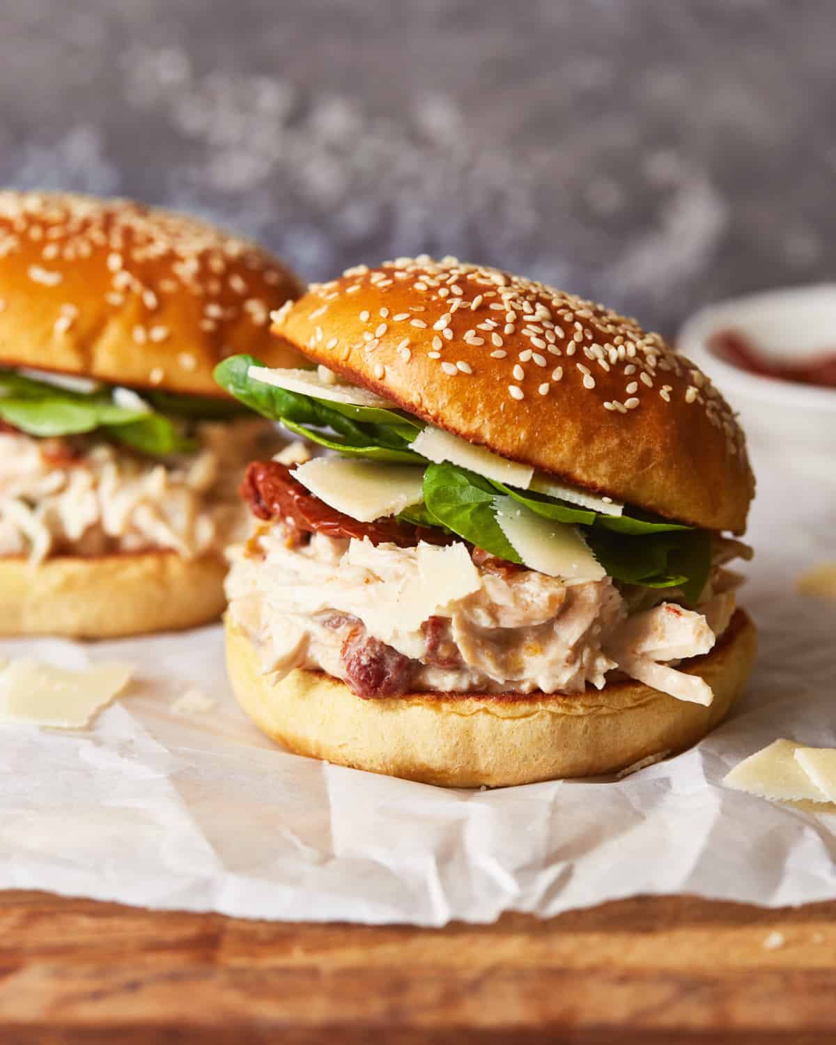 Chicken Alfredo Sandwich  Crockpot Recipe  - 88