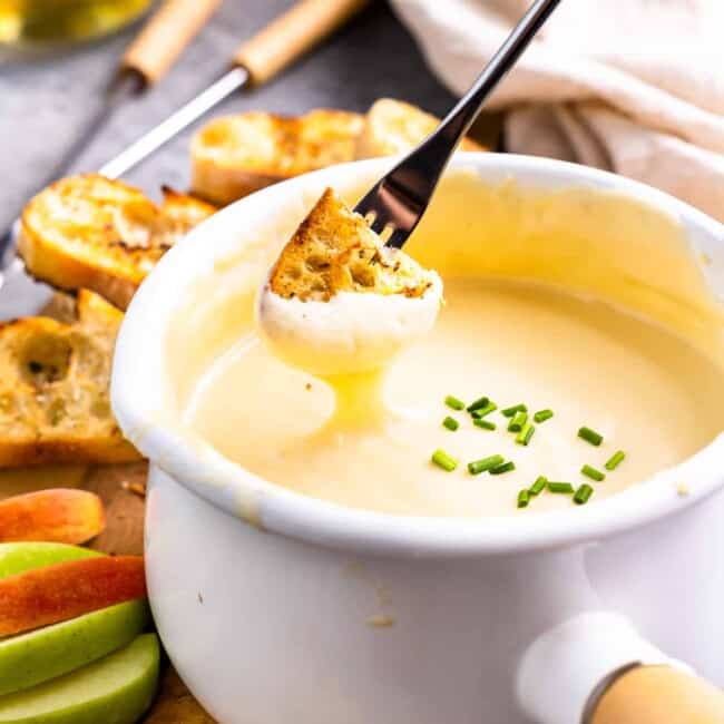 featured cheese fondue.