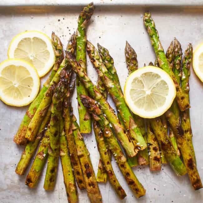 featured grilled asparagus.