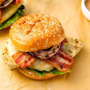 featured grilled chicken sandwich.