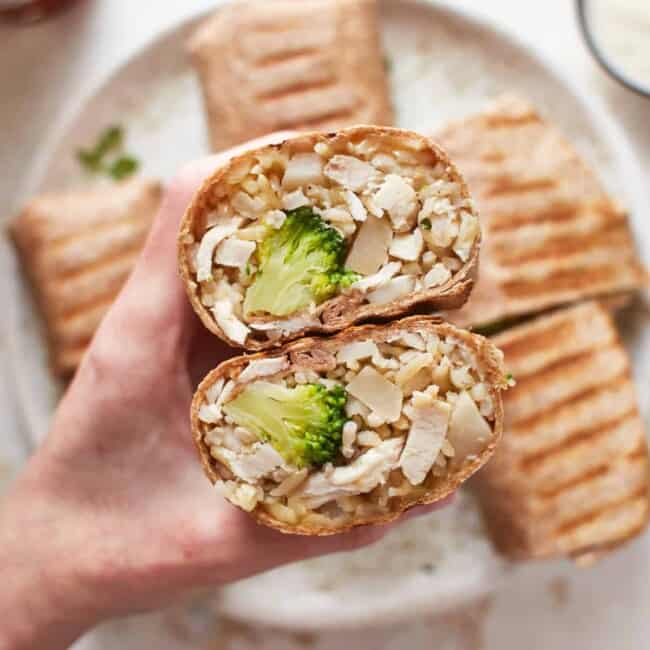 featured chicken ranch wrap.