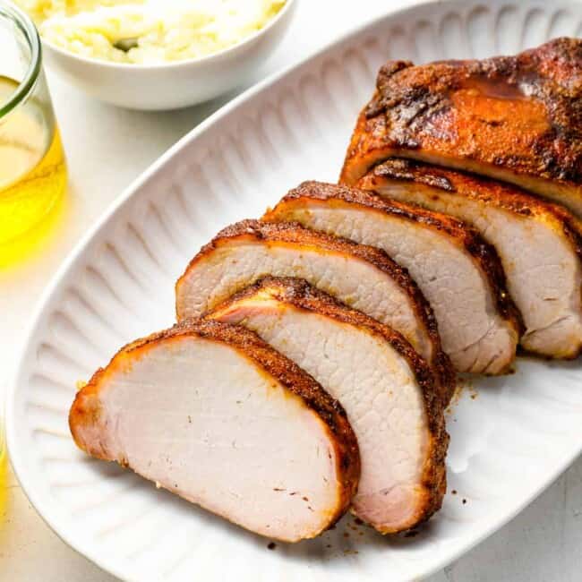 featured smoked pork loin.