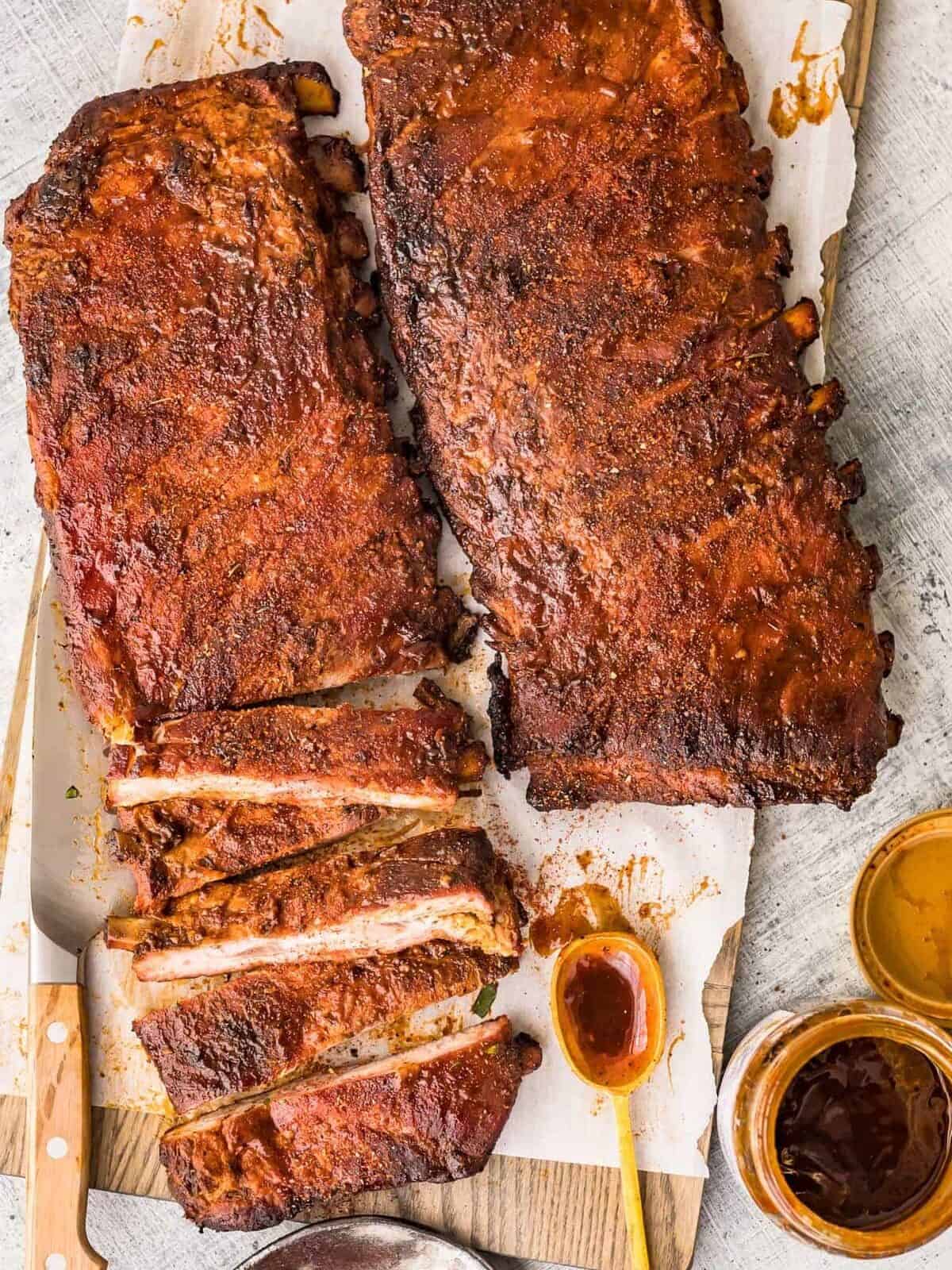 Two racks of St.Louis Style Ribs
