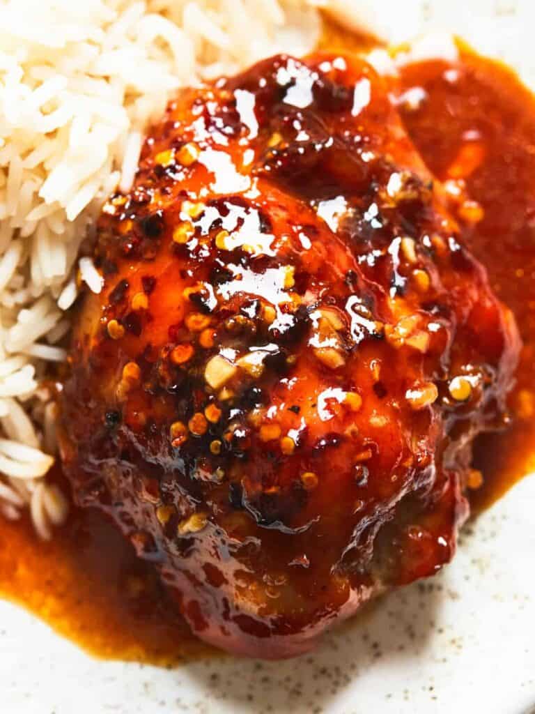 Honey Garlic Chicken Thighs Recipe The Cookie Rookie®