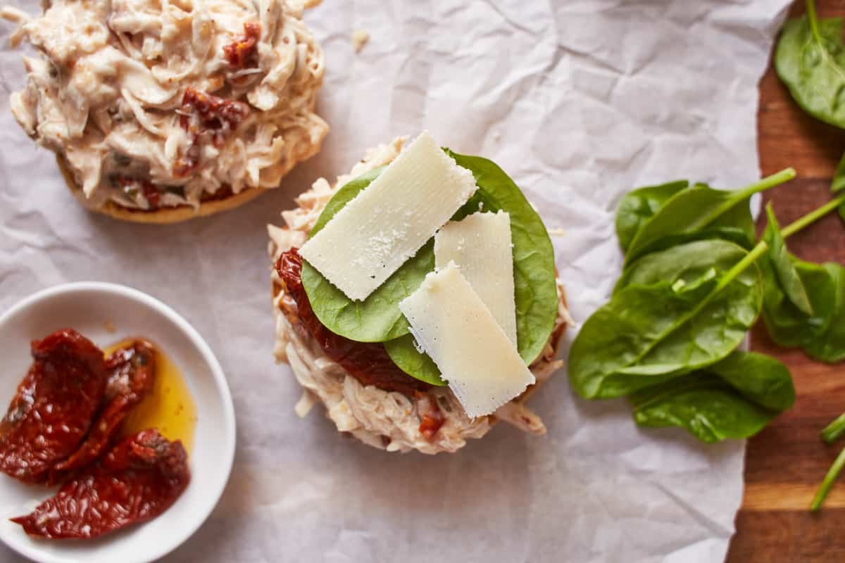 Chicken Alfredo Sandwich  Crockpot Recipe  - 28