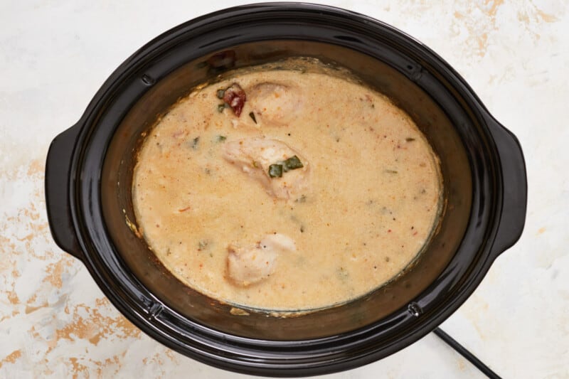 Chicken Alfredo Sandwich  Crockpot Recipe  - 34