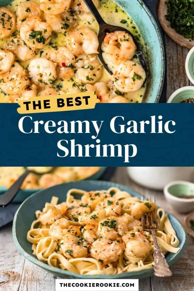 Creamy Garlic Shrimp (spicy) Recipe - The Cookie Rookie®