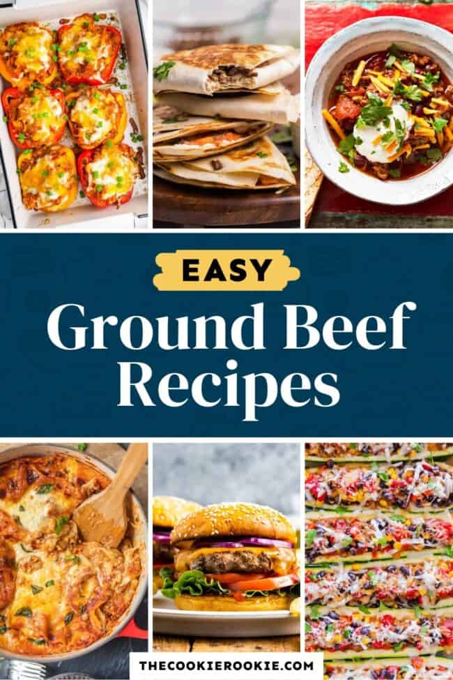 40 Ground Beef Recipes & Dinner Ideas - The Cookie Rookie®