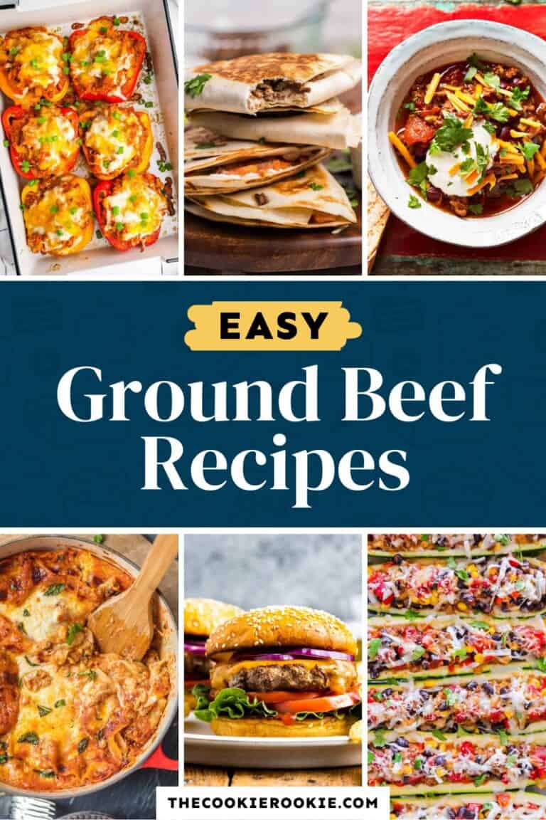 40 Ground Beef Recipes (Dinner Ideas) - The Cookie Rookie®