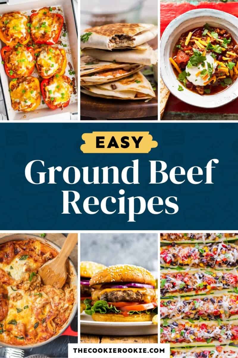 easy ground beef recipes.