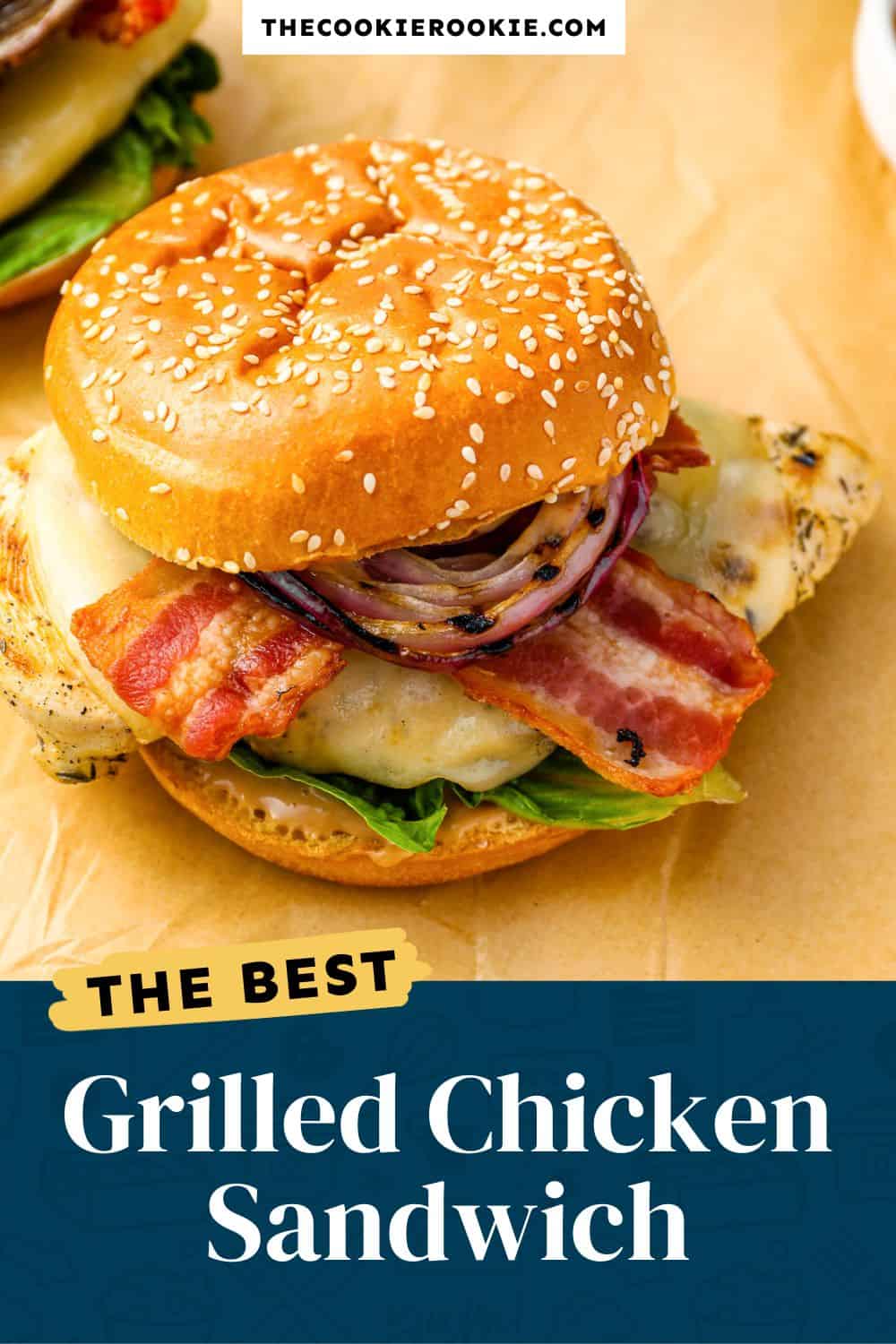 Grilled Chicken Sandwich Recipe The Cookie Rookie®