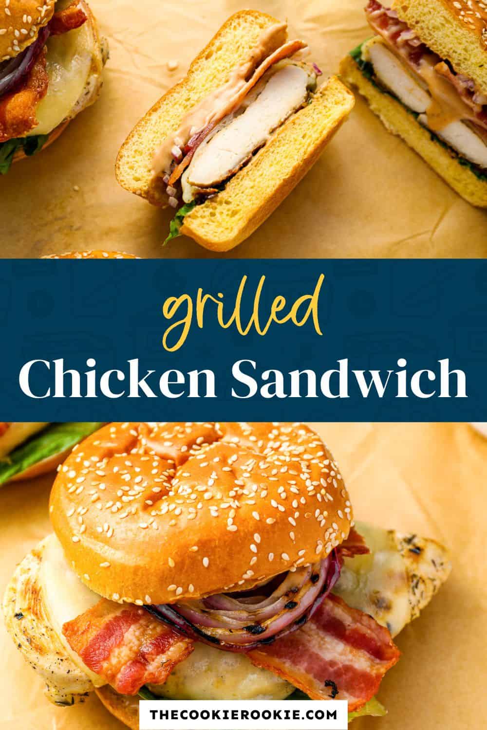 Grilled Chicken Sandwich Recipe The Cookie Rookie®